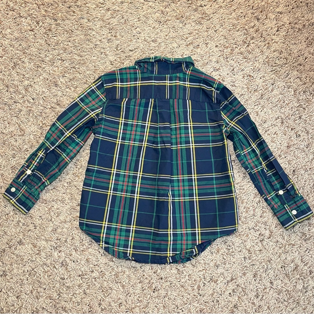 Boy’s Ralph Lauren plaid Long Sleeve Top - Picture 2 of 4